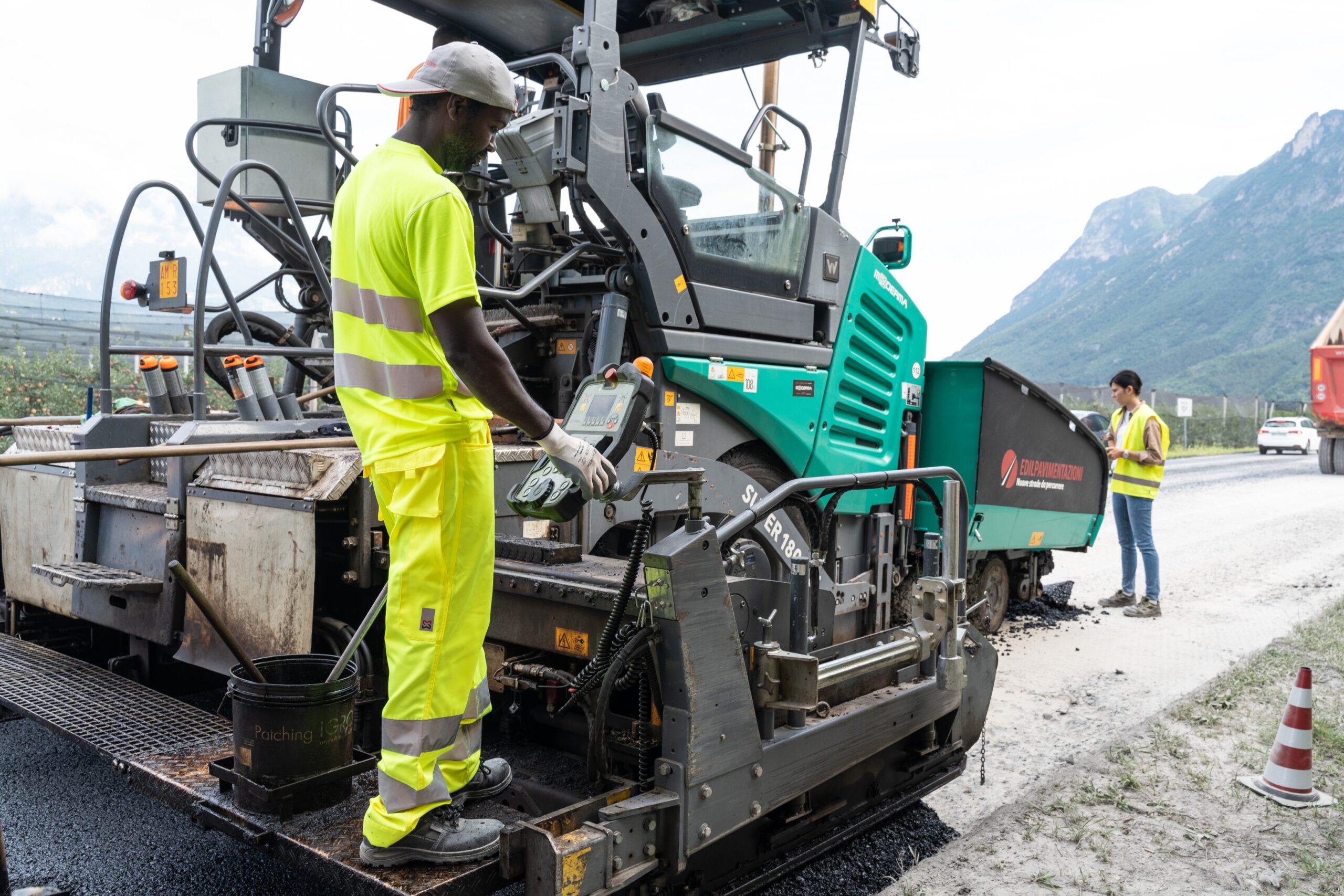 abbigliamento da cantiere stradale